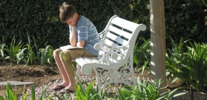 Boy reading book. Books by Steve Dunn Hanson. Books reviewed by Steve Dunn Hanson